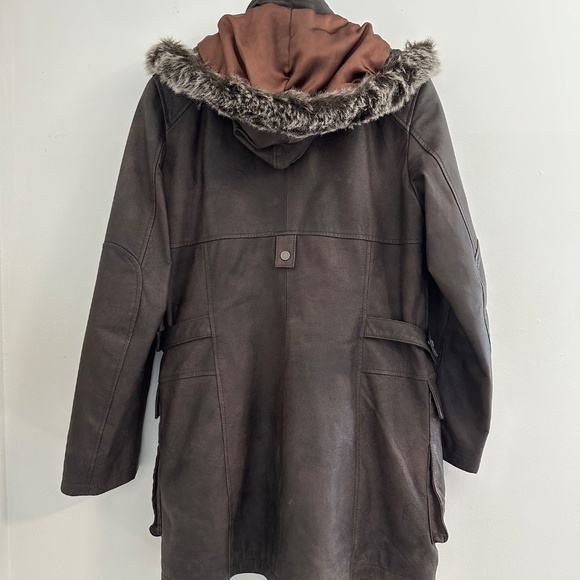 DANIER Leather Jacket  Women’s Size M   Brown Soft Leather - Picture 11 of 15